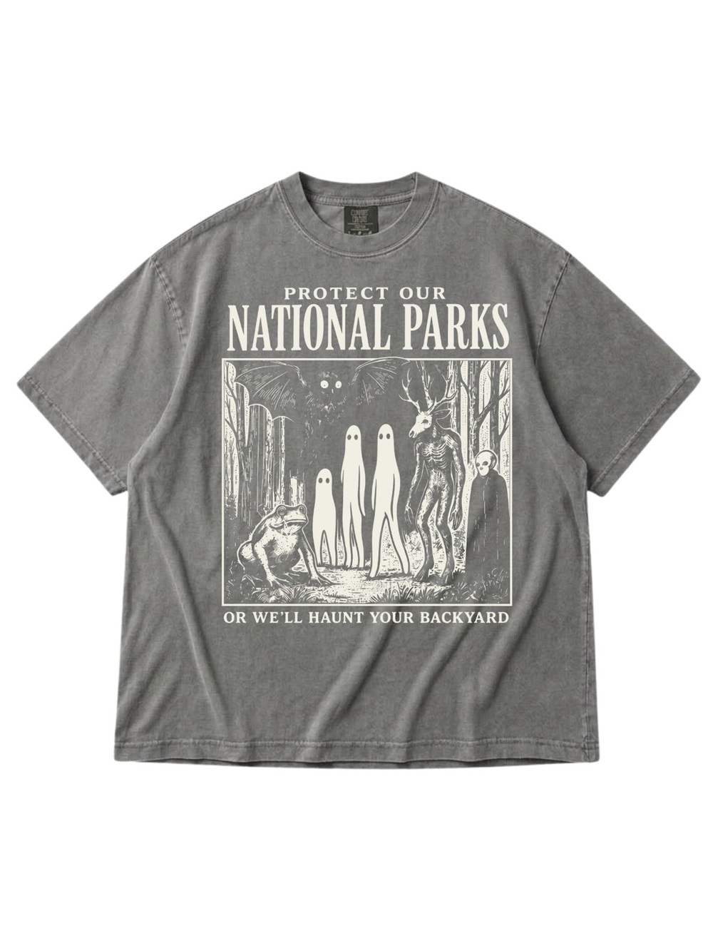 Comfort Colors Pepper 'Protect Our National Parks' Short Sleeve Tee